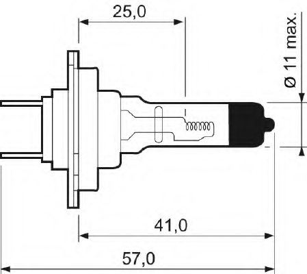 VALEO 032523 Bulb, headlight